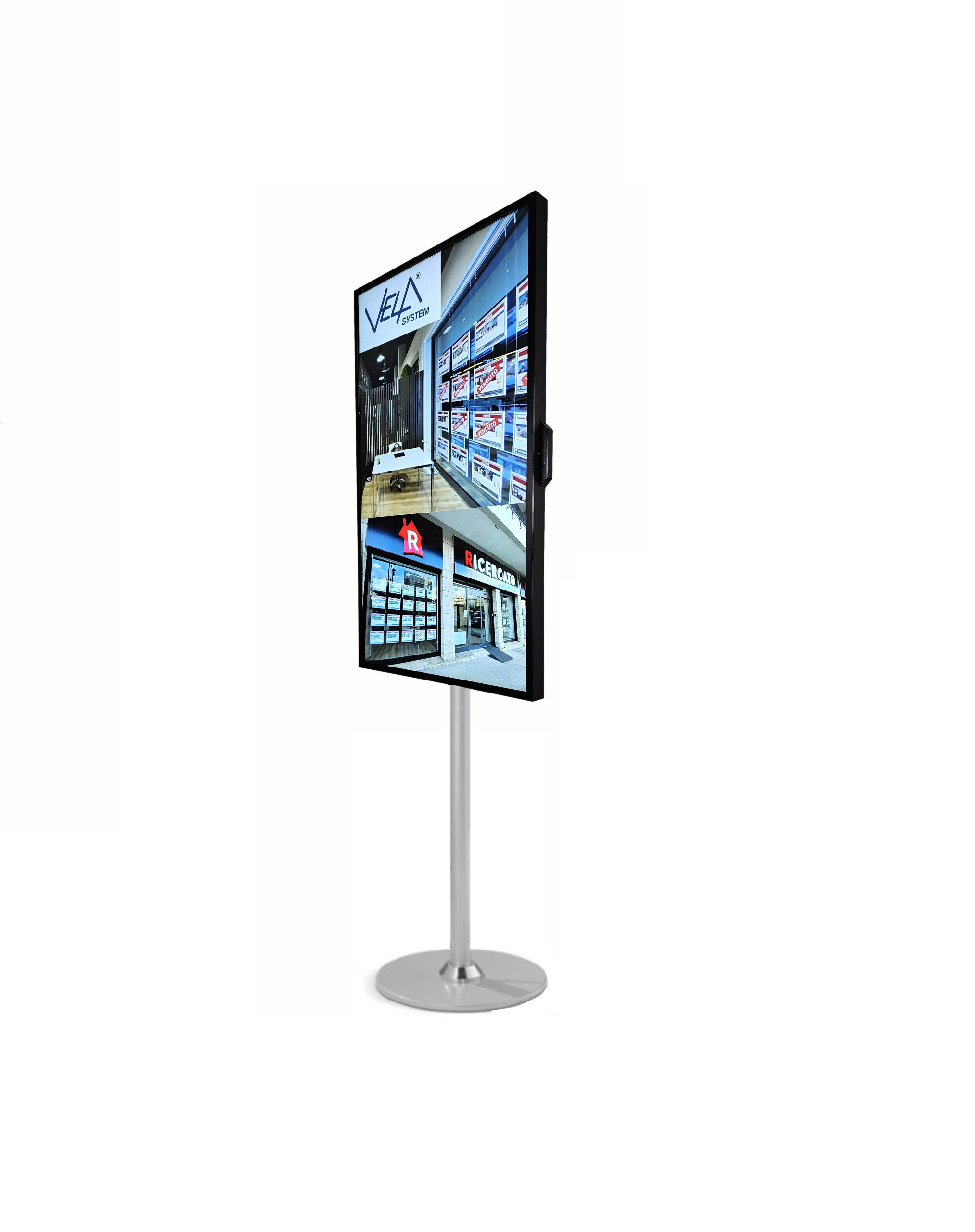 Monitor LCD ad alta luminosità da vetrina ”55 pollici” per Negozi e Agenzie